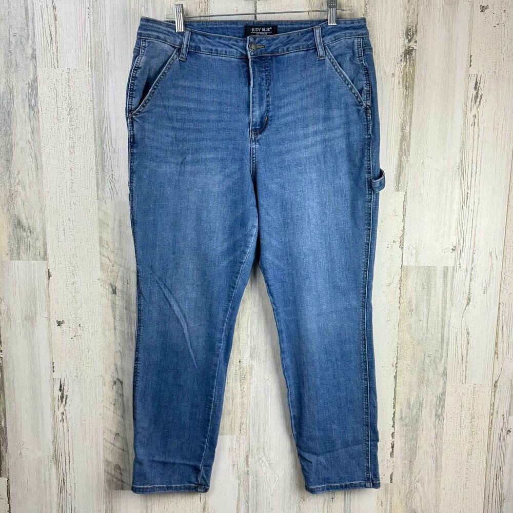 Judy Blue Women's Carpenter Slim Fit Jean JB88302 Stretch High Rise Size 13/31